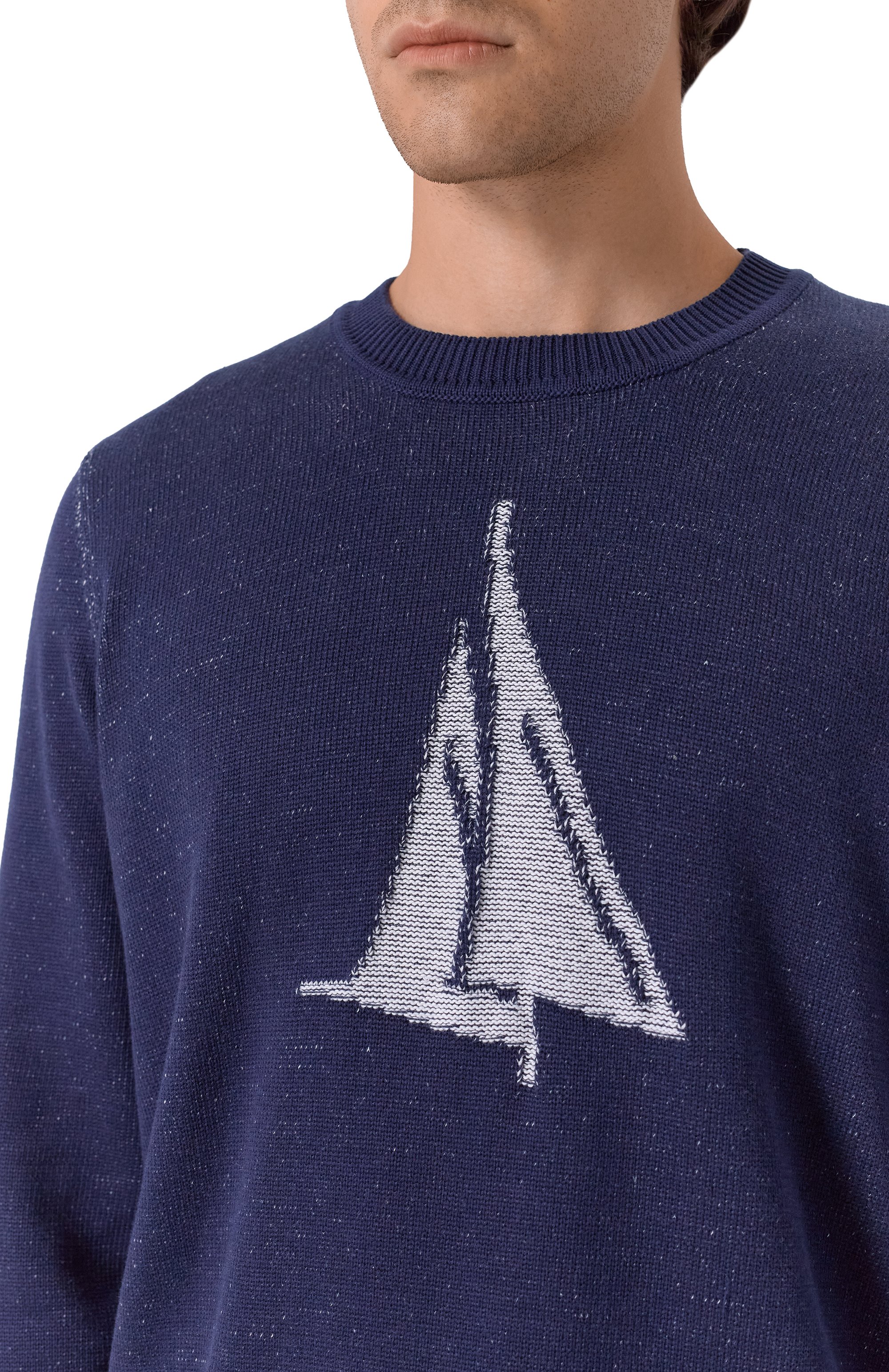 Хлопковый джемпер BRUNELLO CUCINELLI, арт. M29708700P, фото 5