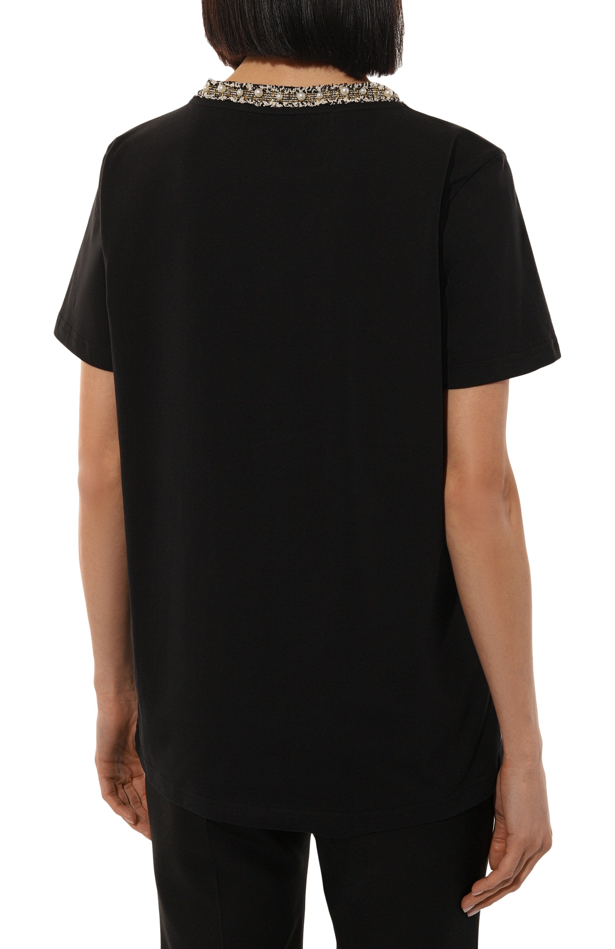 Хлопковая футболка NINA RICCI, арт. 24AJT0021/C01075, фото 4