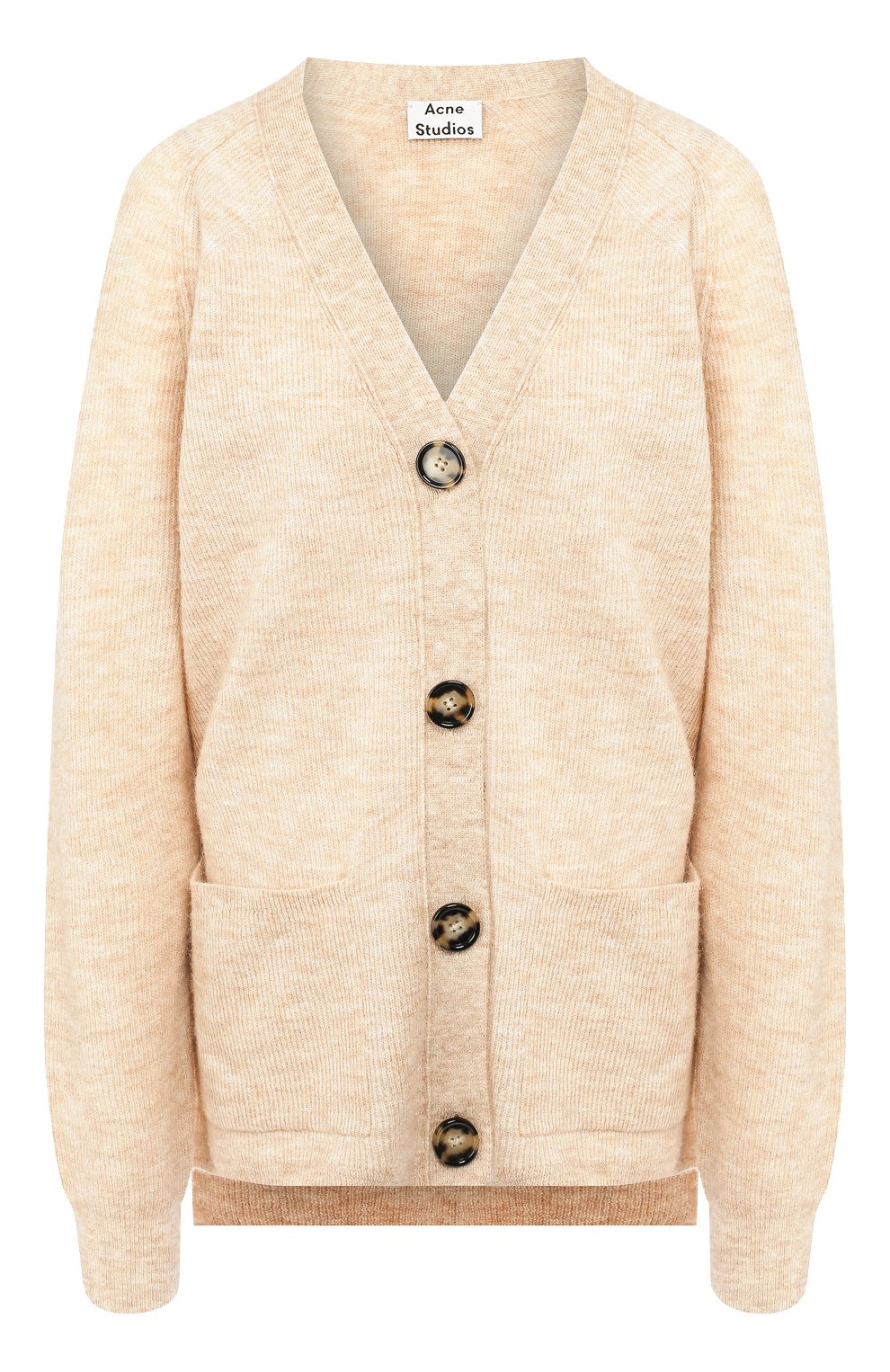 Кардиган ACNE STUDIOS светло-бежевого цвета по цене 28850 руб., арт. A60063, фото 1 Кардиган ACNE STUDIOS, арт. A60063, фото 1