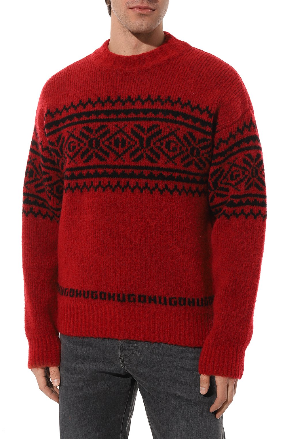 Шерстяной свитер HUGO, арт. 50481848, фото 3