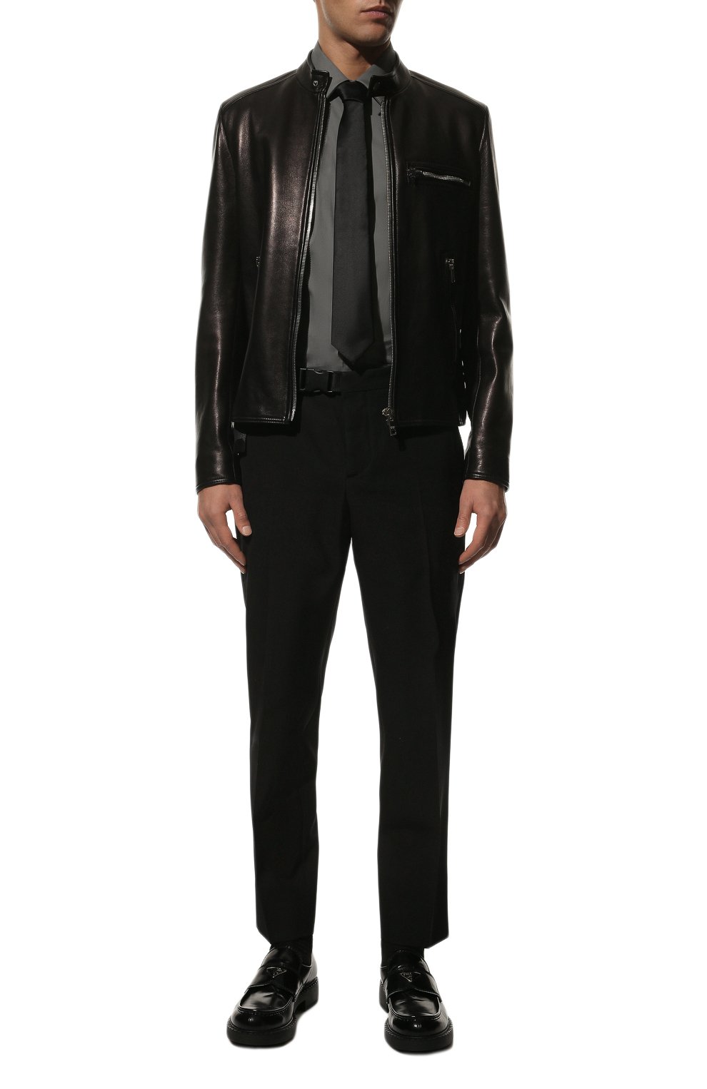 Кожаная куртка PRADA, арт. UPW290-GIS-F0002, фото 2