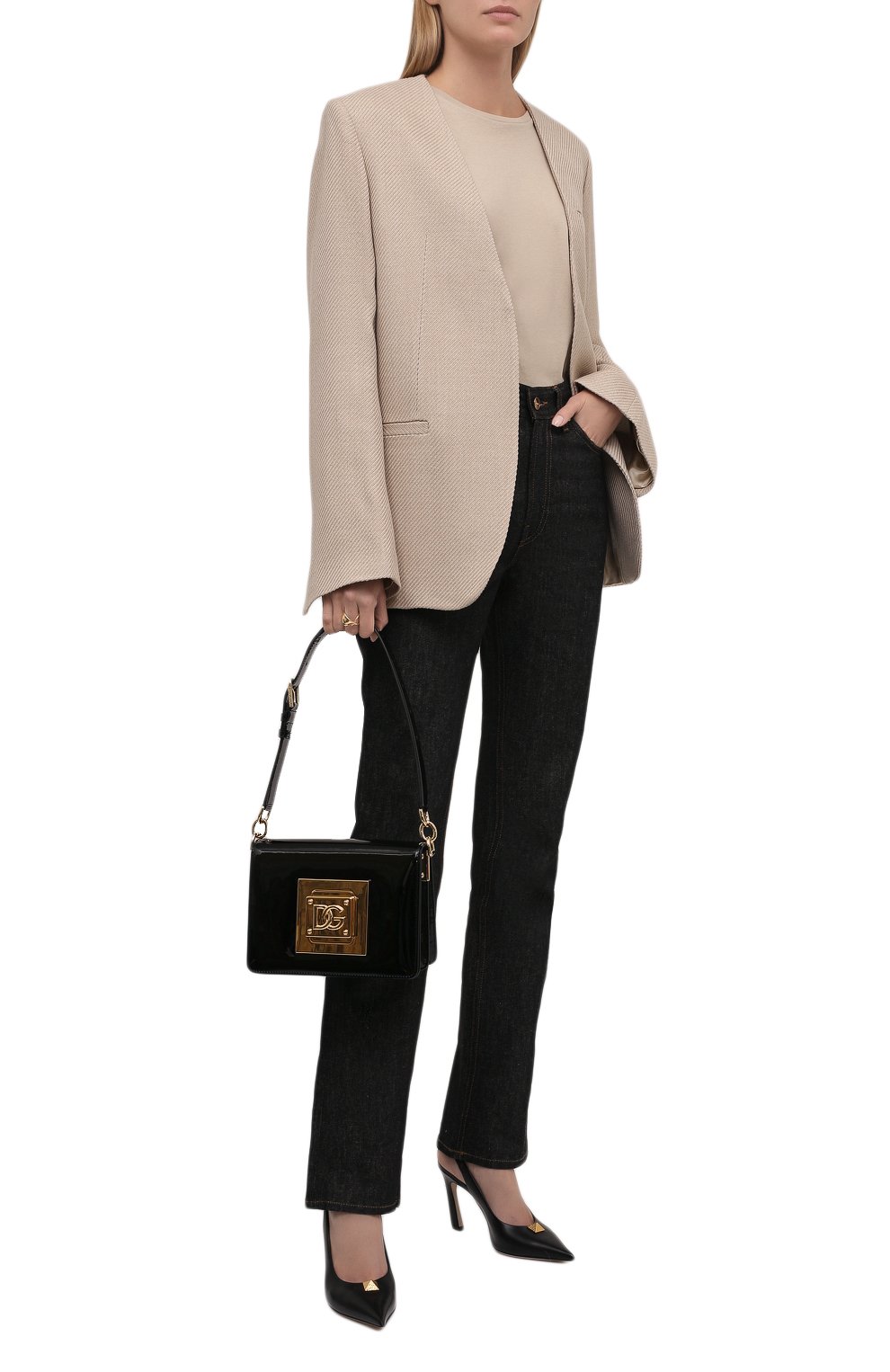 Сумка bella medium DOLCE & GABBANA черного цвета по цене 285000 руб., арт. BB7072/AQ618, фото 3 Сумка bella medium DOLCE & GABBANA, арт. BB7072/AQ618, фото 3