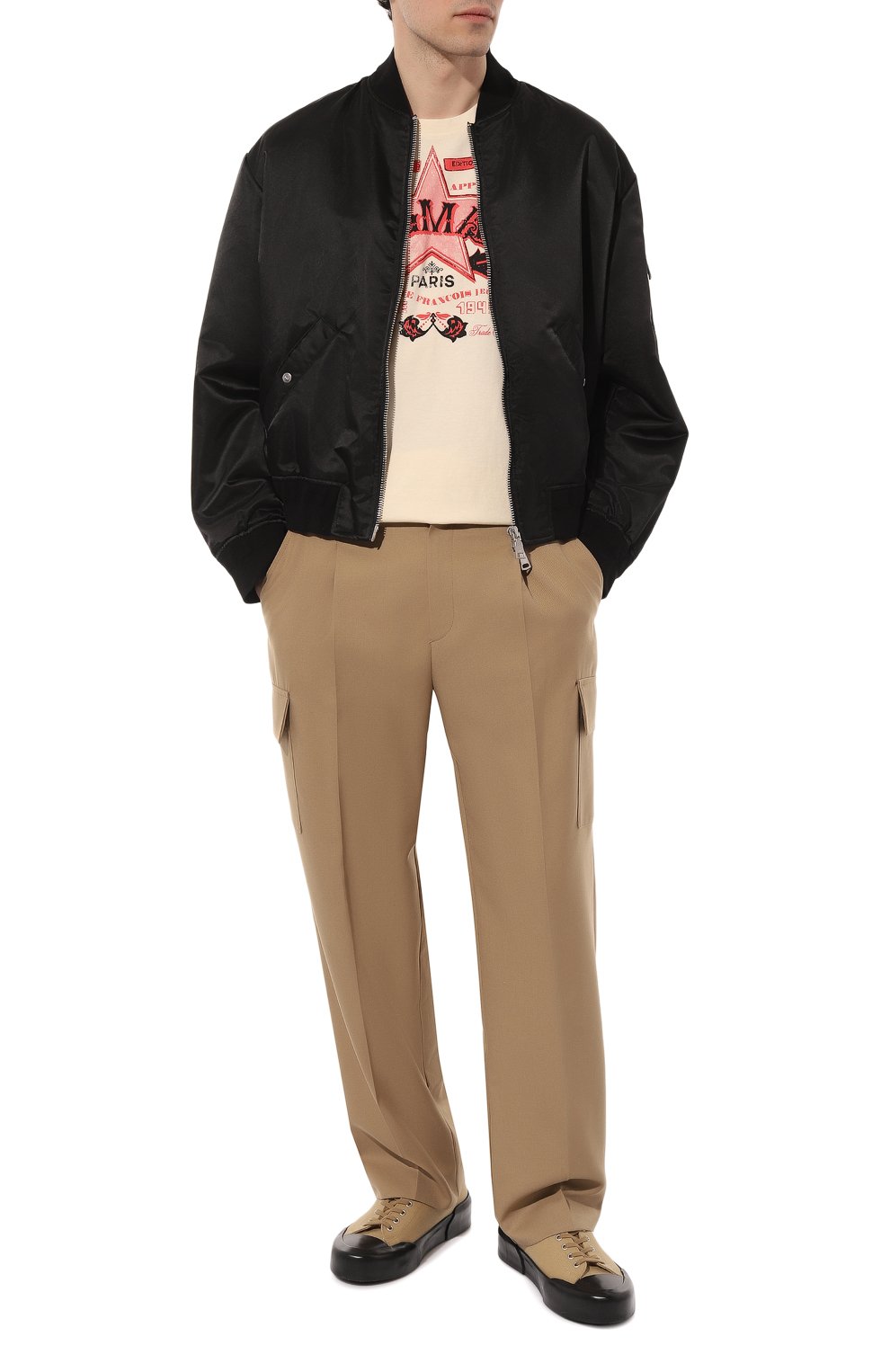 Хлопковая футболка BALMAIN, арт. CH1EG000/GD28, фото 2