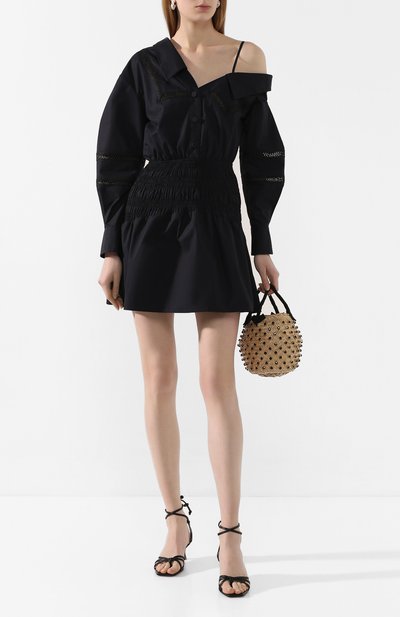 Хлопковое платье SELF-PORTRAIT, арт. SS20-121B, фото 2