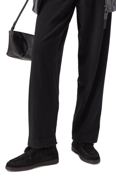 Замшевые ботинки SANTONI, арт. WUYG58457NERAPFR, фото 3