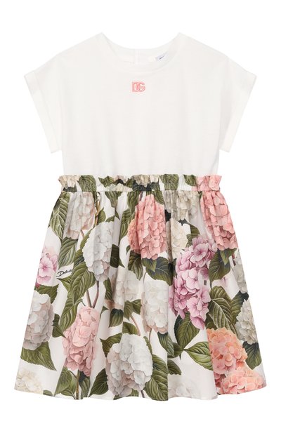 Хлопковое платье DOLCE & GABBANA, арт. L2JDAU/G7PQP