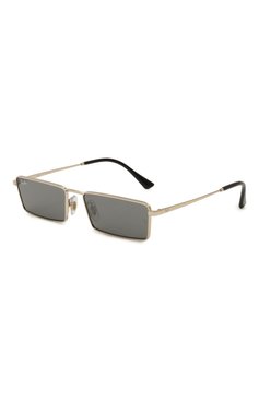 Женские солнцезащитные очки RAY-BAN серого цвета, арт. 3741-92136V | Фото 1 (Нос: Не проставлено; Региональные ограничения белый список (Axapta Mercury): Не проставлено; Тип очков: С/з; Материал: Металл; Кросс-КТ: С/з-унисекс; Очки форма: Прямоугольные; Оптика Гендер: оптика-унисекс)