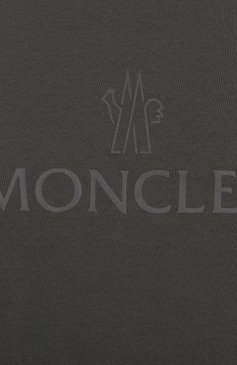 Мужская хлопковая футболка MONCLER GRENOBLE темно-серого цвета, арт. 8C00009/829H8 | Фото 6 (Длина (для топов): Стандартные; Стили: Спорт-шик; Материал внешний: Хлопок; Принт: С принтом; Рукава: Короткие; Мужское Кросс-КТ: Футболка-одежда; Кросс-КТ: Джерси)