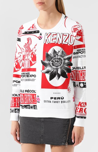Хлопковый свитшот KENZO, арт. F962SW803962, фото 3