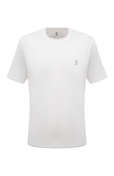 Мужская хлопковая футболка BRUNELLO CUCINELLI, арт. M0B137451G