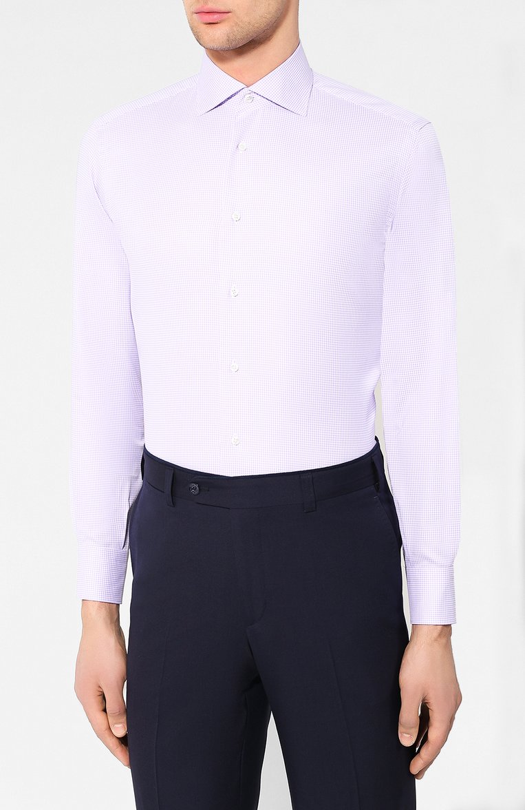 Хлопковая сорочка с воротником кент BRIONI, арт. RCL815/P806H, фото 3