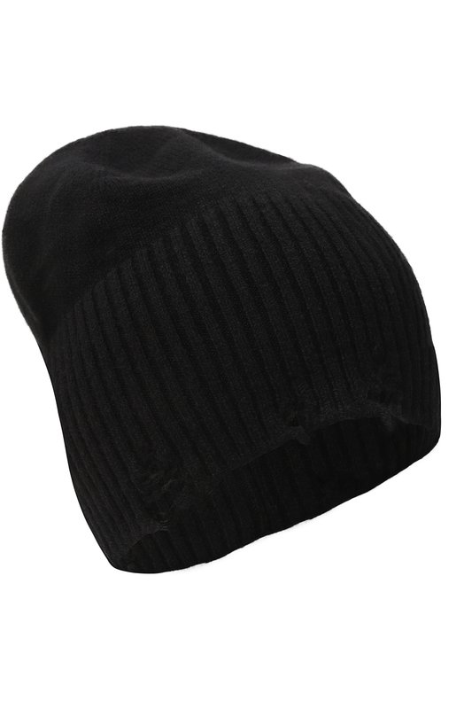 Шапка из шерсти и кашемира Andrea Ya'aqov 25MMAG11B/CASHMERE W00L Чёрный 25MMAG11B/CASHMERE W00L