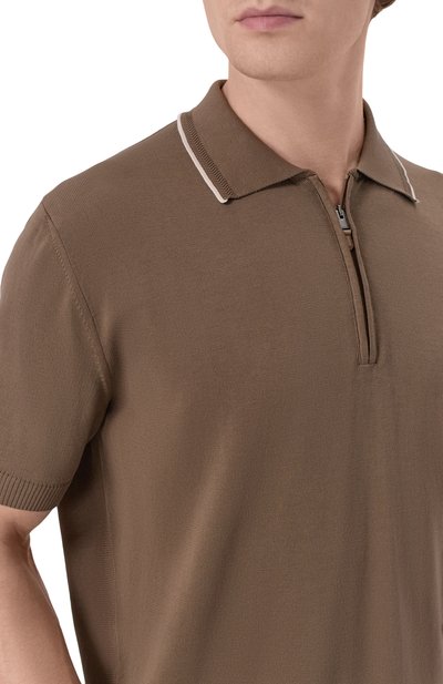 Хлопковое поло CANALI, арт. C1165/MK02460, фото 5