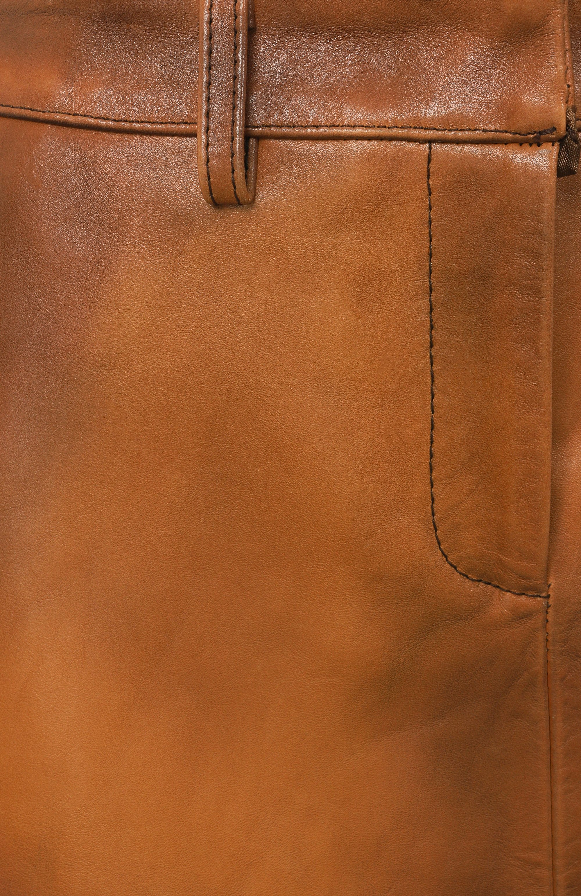 Кожаная юбка GIUSEPPE DI MORABITO, арт. 03PFSK129P 03339, фото 6