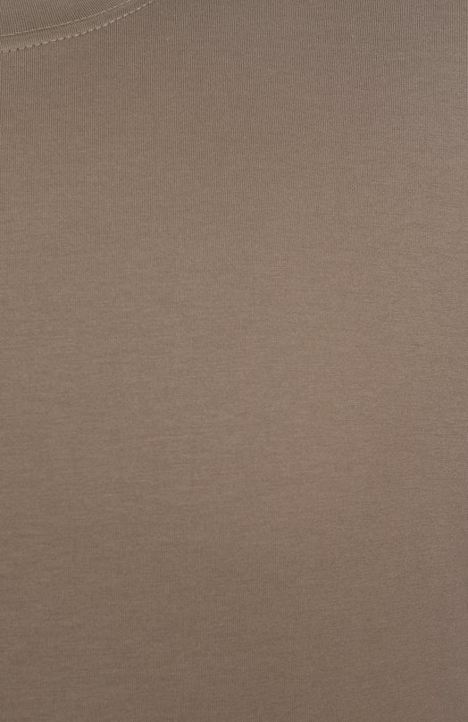 Хлопковая футболка Brunello Cucinelli M0B131308 Бежевый  M0B131308 Фото 6