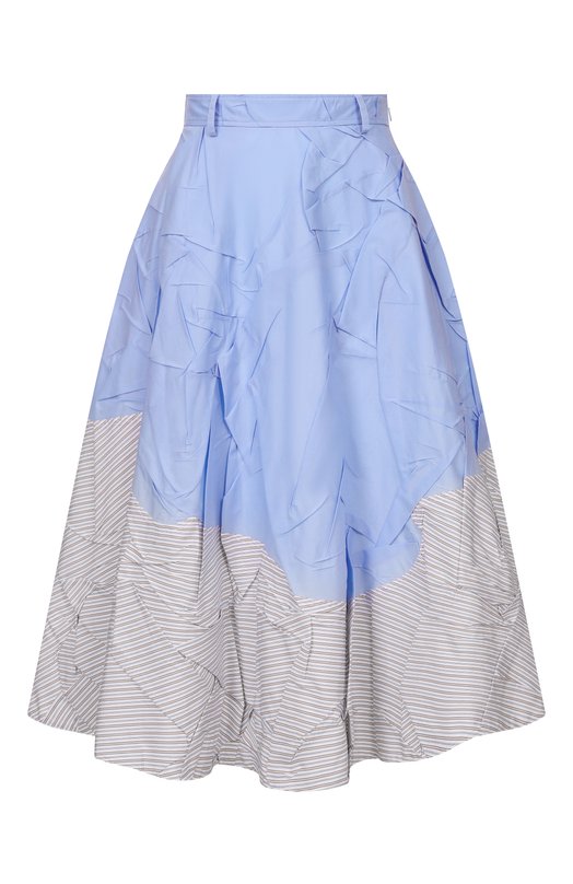 Хлопковая юбка Moschino A0130/0431 Голубой A0130/0431