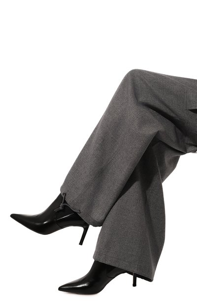 Кожаные ботильоны janet 70 BOSS, арт. 50529807, фото 3