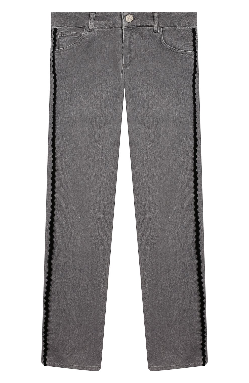 Джинсы TARTINE ET CHOCOLAT серого цвета по цене 10750 руб., арт. TP22012/6A-10A, фото 1 Джинсы TARTINE ET CHOCOLAT, арт. TP22012/6A-10A, фото 1
