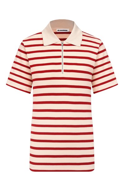 Женское хлопковое поло JIL SANDER, арт. J40GL0102/J46497