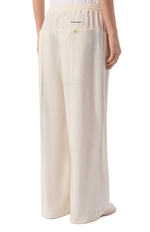 Хлопковые брюки Undercover UP1F1511 Кремовый  UP1F1511 Фото 4