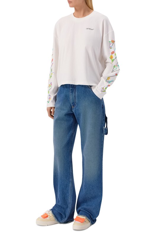 Кожаные кеды 3.0 Off Court Off-White 0WIA28ES26LEA001 Бежевый  0WIA28ES26LEA001 Фото 3