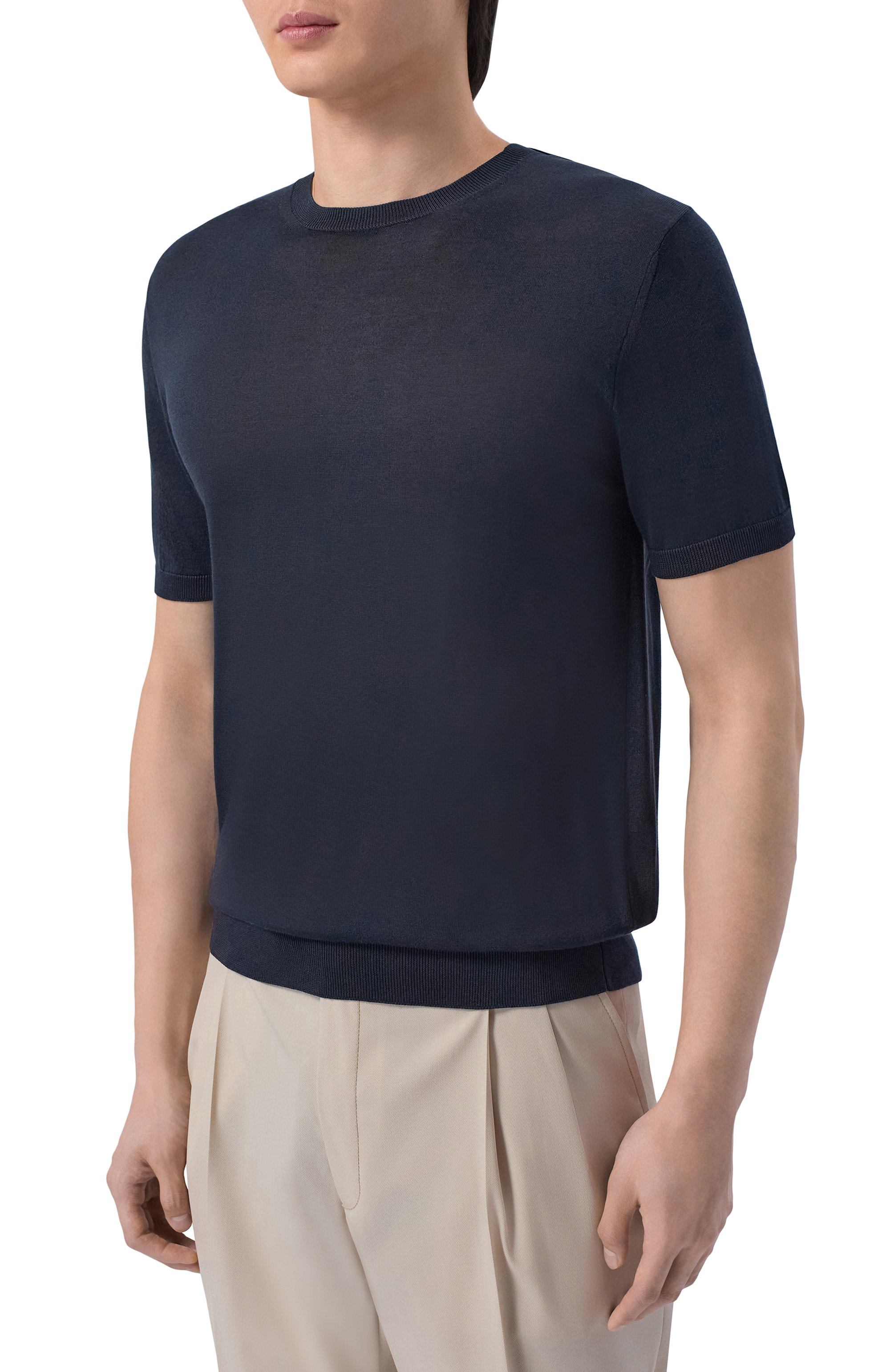 Шелковый джемпер CORNELIANI, арт. 27M901/2725107, фото 3