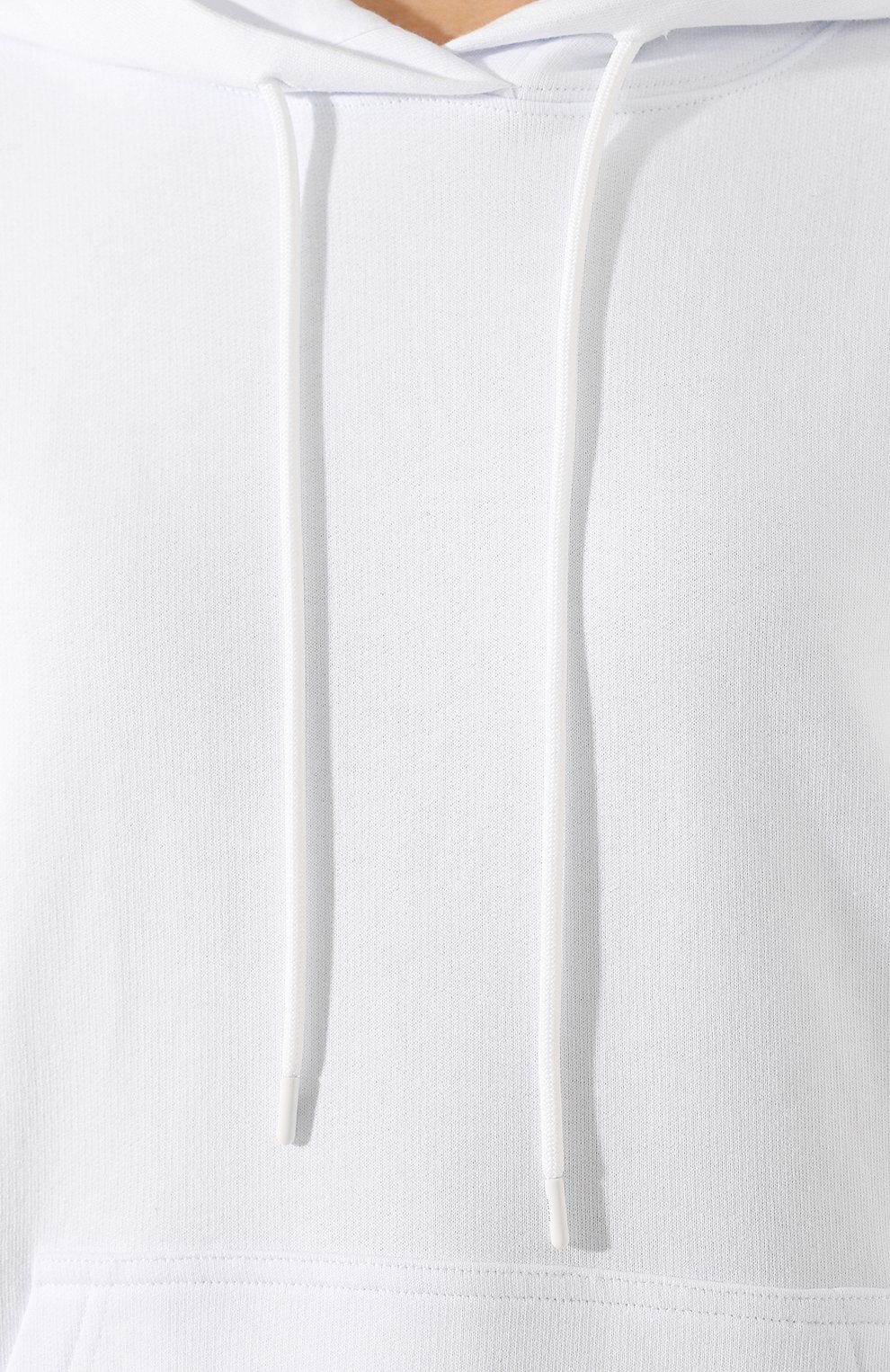 Хлопковое худи MSGM белого цвета по цене 16850 руб., арт. 2841MDM68 207299, фото 5 Хлопковое худи MSGM, арт. 2841MDM68 207299, фото 5