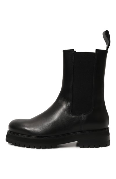 Кожаные полусапоги DONDUP черного цвета по цене 59950 руб., арт. WS200/PL0457D XXX DD W23, фото 4 Кожаные полусапоги DONDUP, арт. WS200/PL0457D XXX DD W23, фото 4