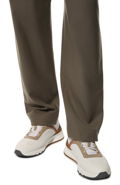 Комбинированные кроссовки BRUNELLO CUCINELLI, арт. MZUTBH0292, фото 3