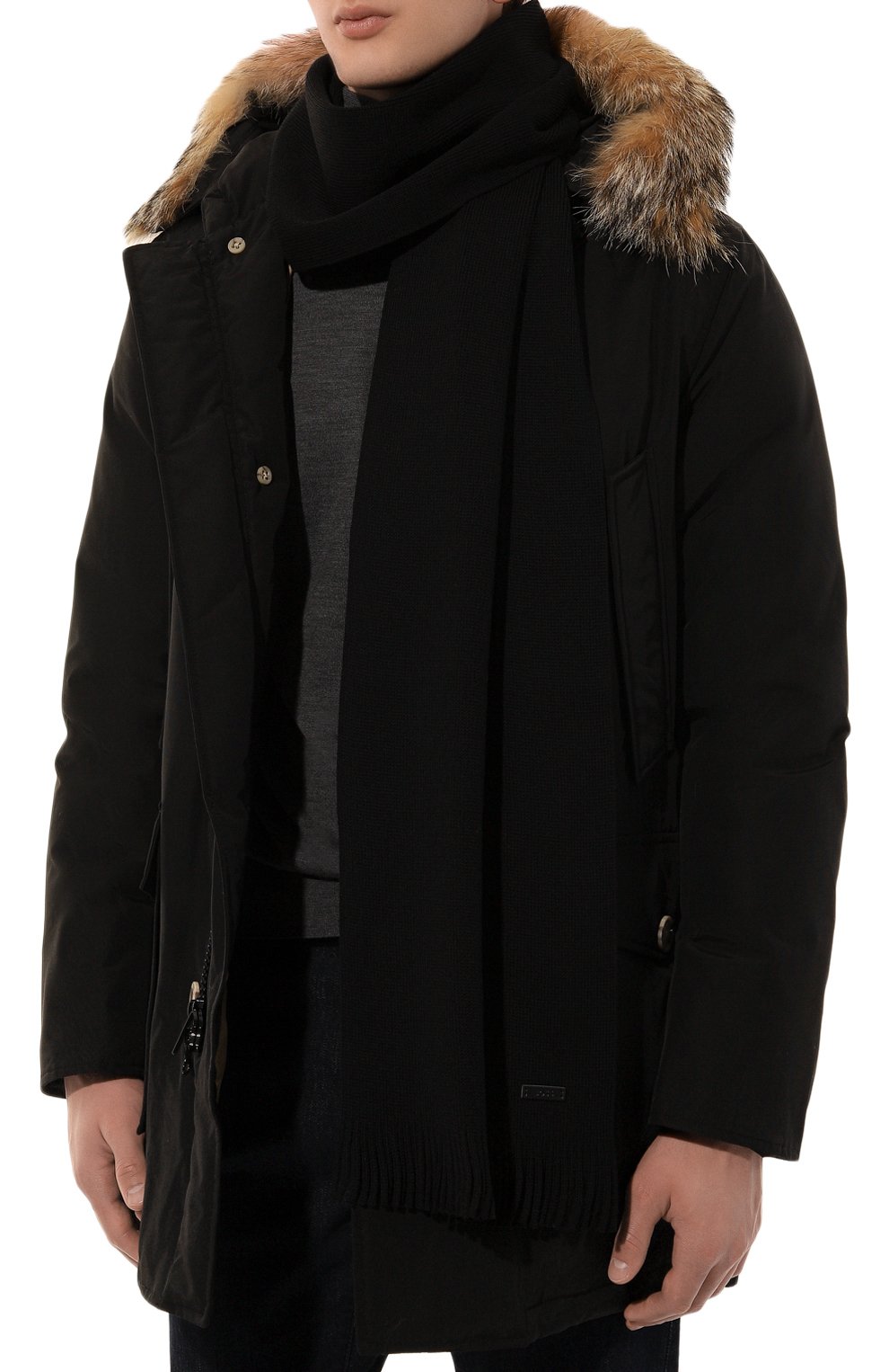 Шерстяной шарф BOSS, арт. 50495340, фото 2