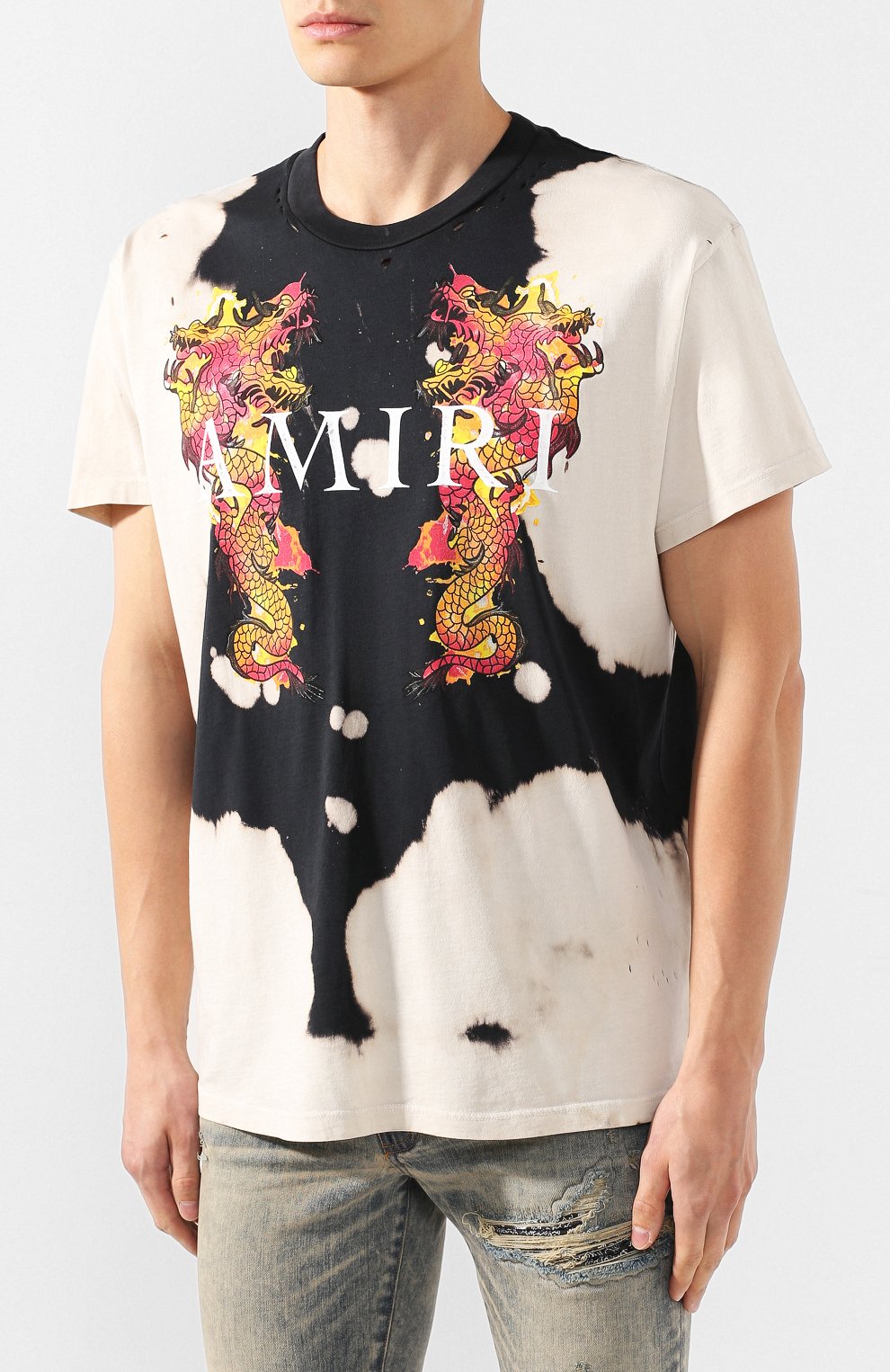 Хлопковая футболка AMIRI, арт. F9M03109CJ, фото 3