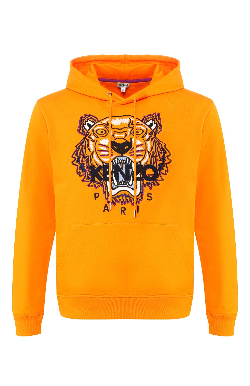 Мужской оранжевый хлопковое худи KENZO купить в интернет