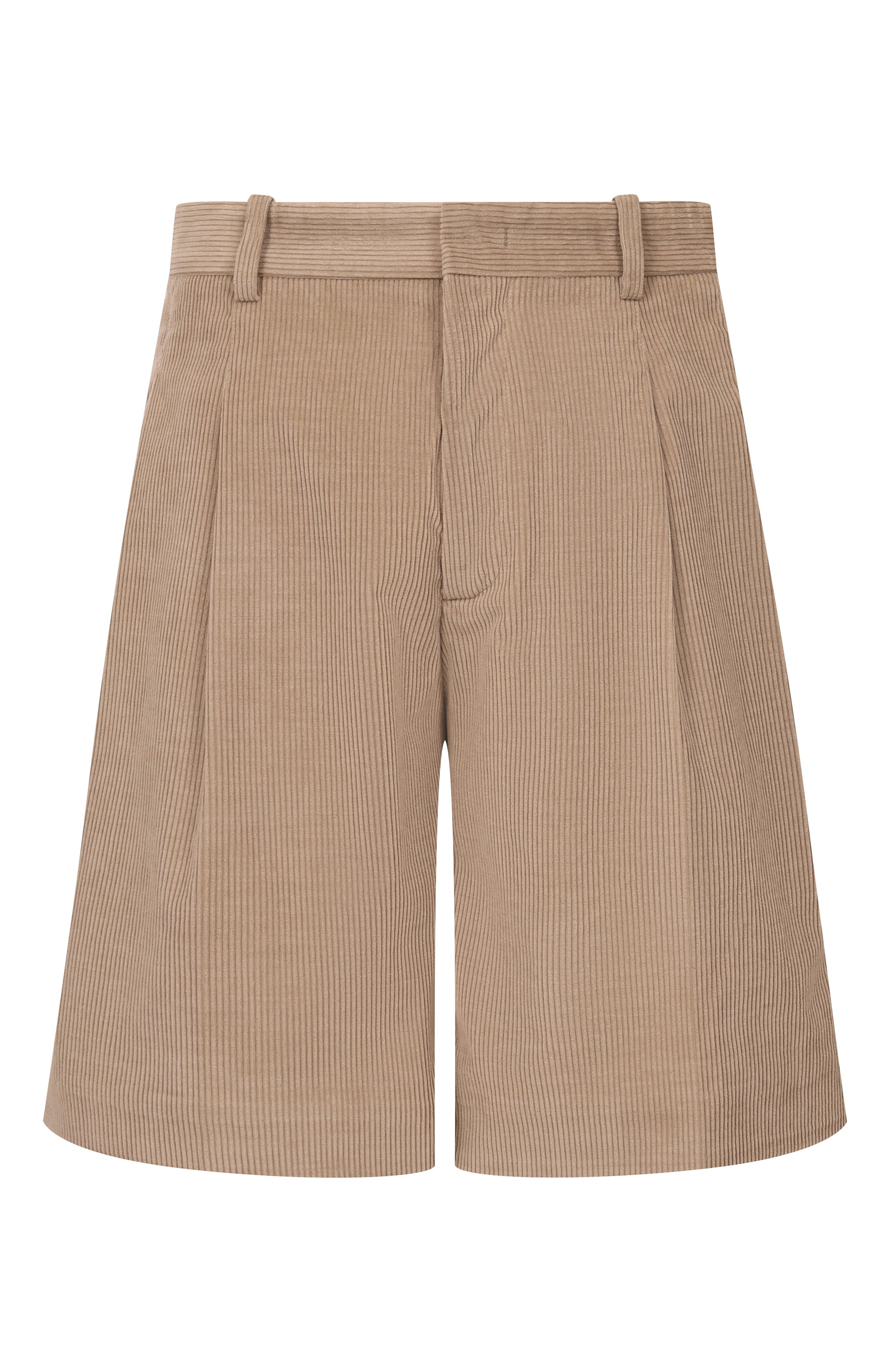 Вельветовые шорты MVST светло-бежевого цвета по цене 69950 руб., арт. M26.2PM.T018/F156, фото 1 Вельветовые шорты MVST, арт. M26.2PM.T018/F156, фото 1