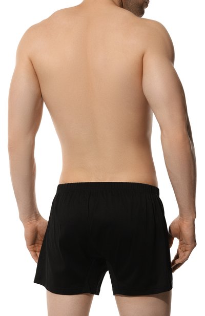 Хлопковые боксеры ZEGNA черного цвета по цене 9820 руб., арт. N2LC7/011, фото 3 Хлопковые боксеры ZEGNA, арт. N2LC7/011, фото 3