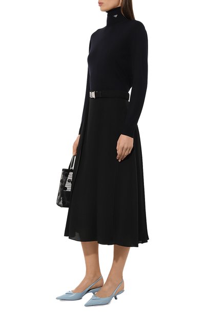 Шерстяная водолазка PRADA, арт. P26439-100S-F0008-221, фото 2