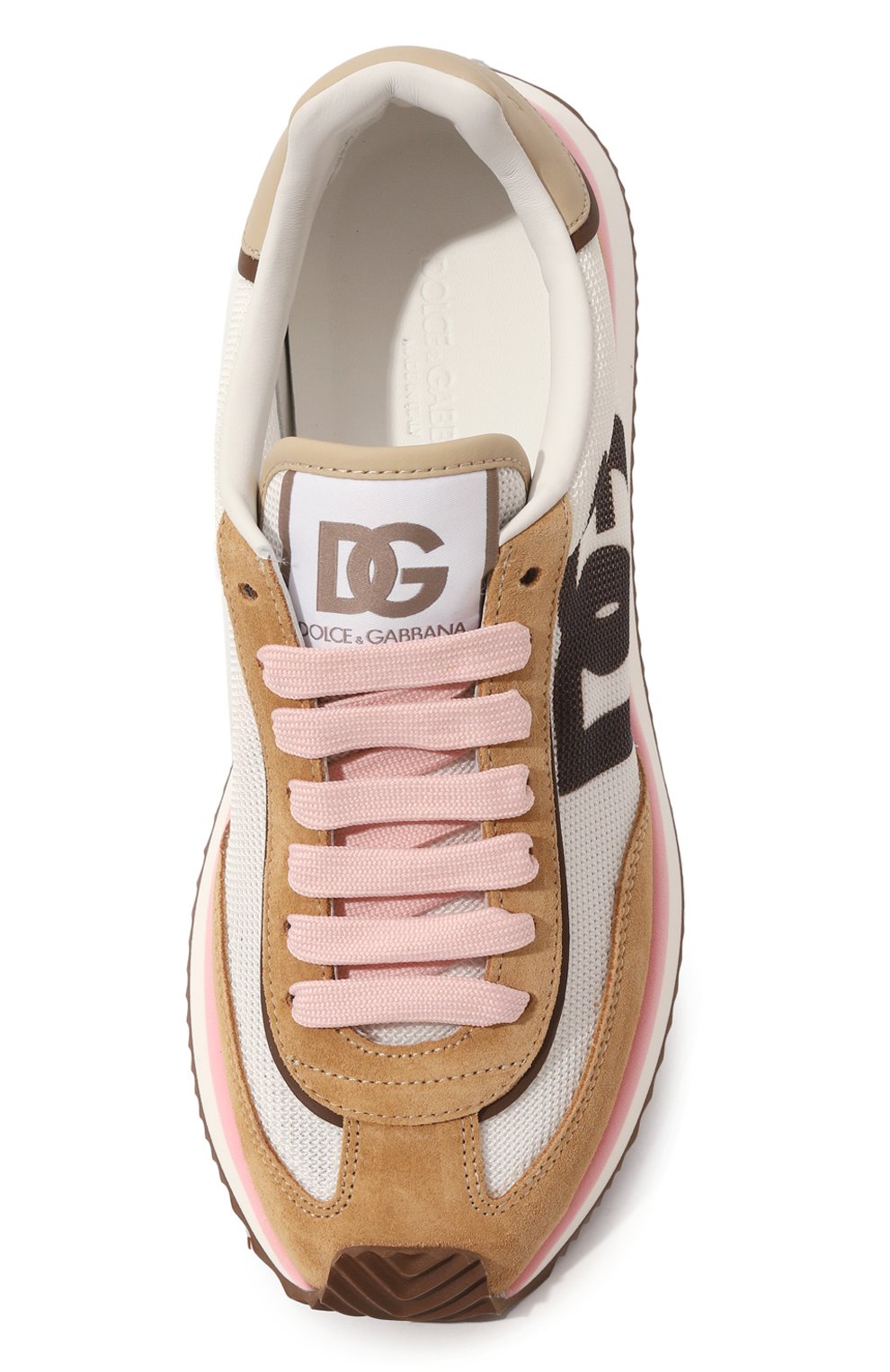 Комбинированные кроссовки dg cushion DOLCE & GABBANA, арт. CK2288/A5355, фото 6
