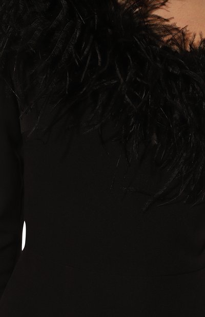 Платье с отделкой перьями ALINE, арт. AL22FW150605, фото 5