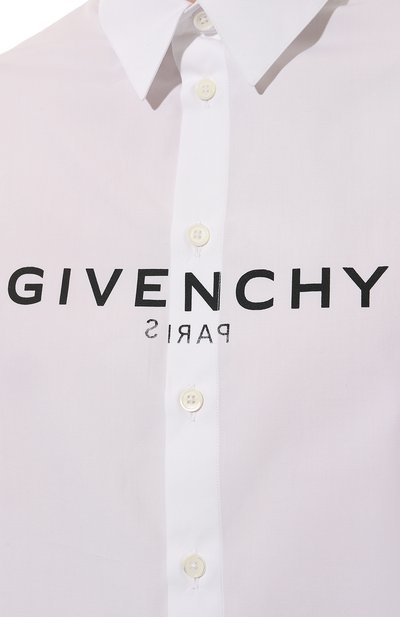 Хлопковая рубашка GIVENCHY, арт. BM60UB1YB8, фото 5