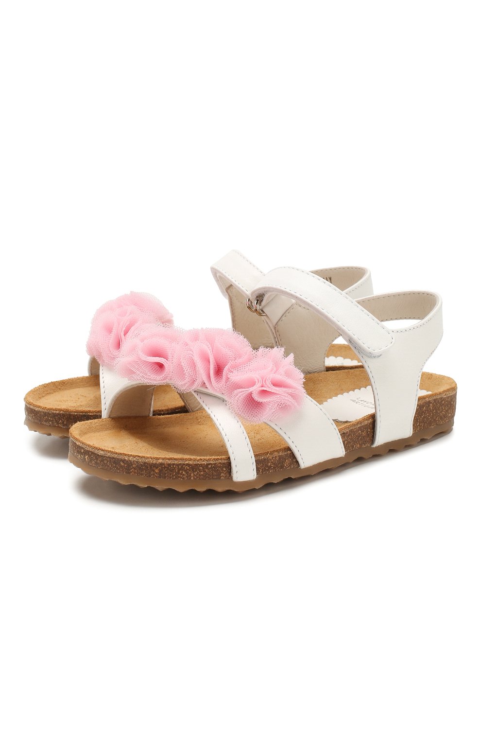 Кожаные босоножки IL GUFO розового цвета по цене 19950 руб., арт. G539/VITELL0 NAPPAC0/27-30, фото 1 Кожаные босоножки IL GUFO, арт. G539/VITELL0 NAPPAC0/27-30, фото 1