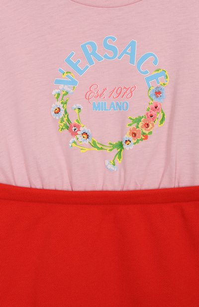 Хлопковое платье VERSACE, арт. 1018544/1A13133, фото 3