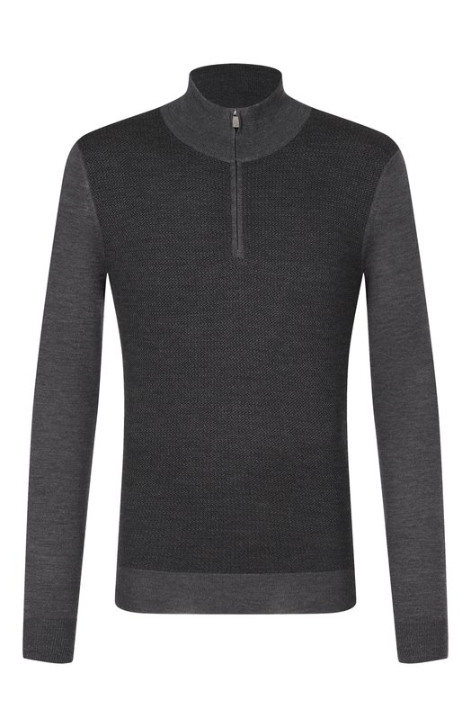 Шерстяной джемпер Corneliani 26M50G-2625187 Серый 26M50G-2625187