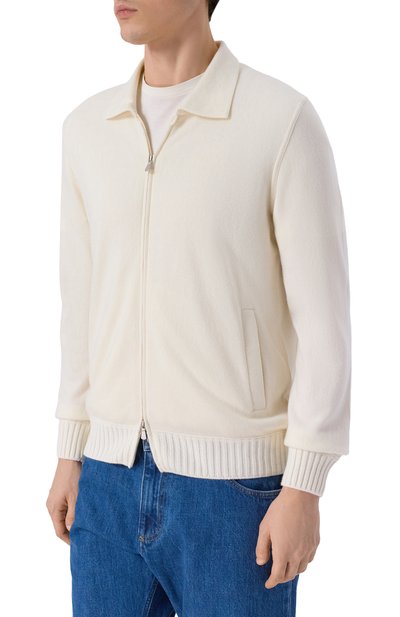 Кашемировый кардиган GRAN SASSO кремового цвета по цене 95900 руб., арт. 57151/20206, фото 3 Кашемировый кардиган GRAN SASSO, арт. 57151/20206, фото 3