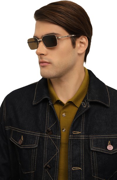 Солнцезащитные очки GUCCI коричневого цвета по цене 61300 руб., арт. GG1495S 002, фото 3 Солнцезащитные очки GUCCI, арт. GG1495S 002, фото 3