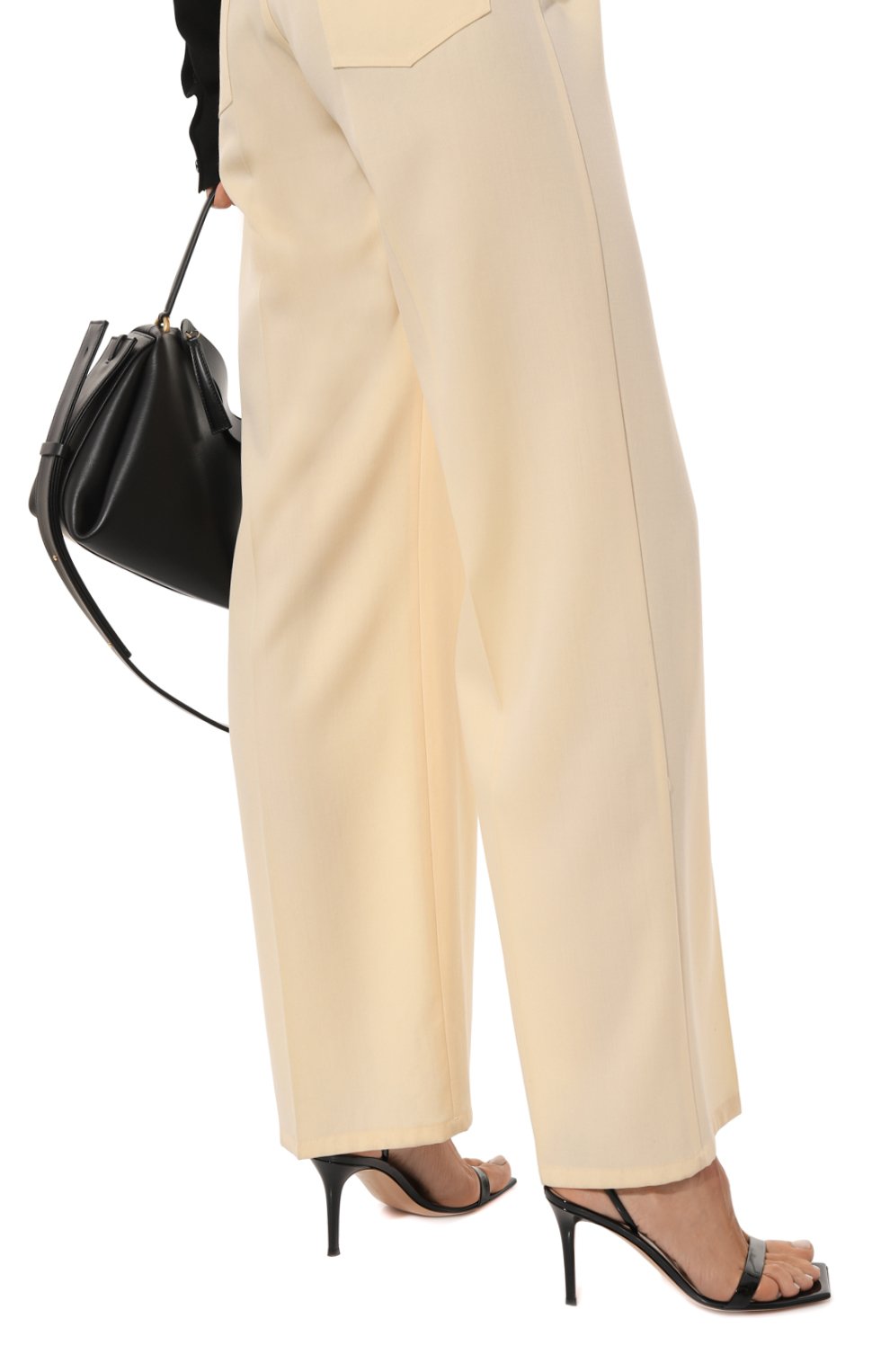 Кожаные босоножки ribbon stiletto 85 GIANVITO ROSSI, арт. G32201.85RIC.VERNER0, фото 3