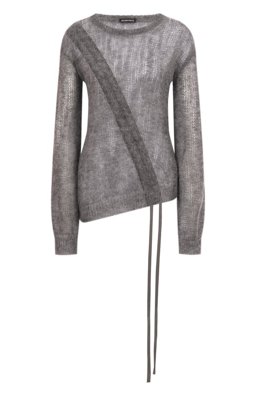 Пуловер из мохера и шелка Ann Demeulemeester B0013194/KN069 Серый B0013194/KN069
