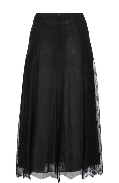 Юбка VALENTINO черного цвета по цене 529000 руб., арт. KB3RA175/1E2, фото 2 Юбка VALENTINO, арт. KB3RA175/1E2, фото 2