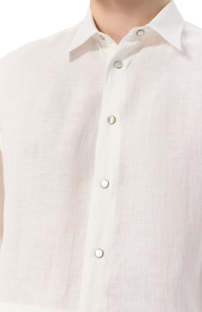 Льняная рубашка KITON, арт. UMCBUBAH0928601, фото 5
