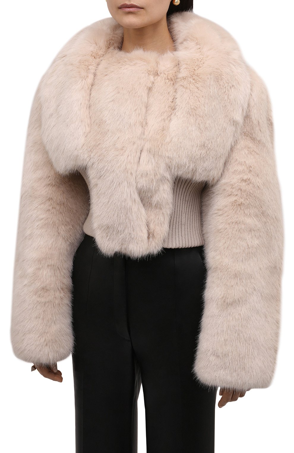Шуба из экомеха GIVENCHY, арт. BW00DQ13DY, фото 3