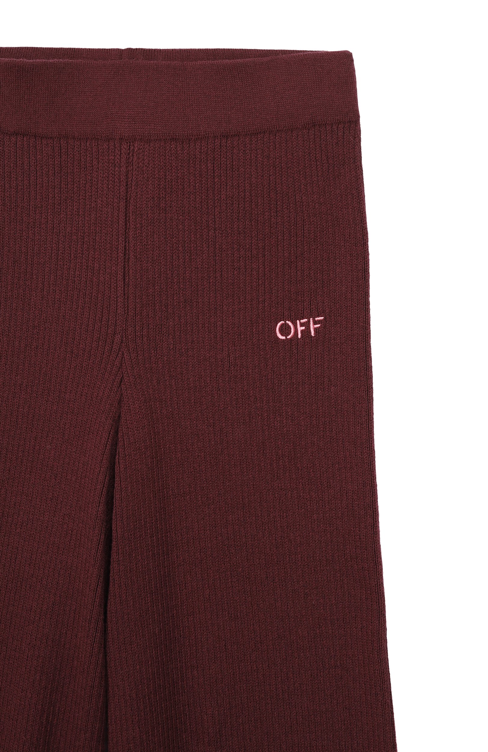 Брюки из хлопка и шерсти OFF-WHITE, арт. 0GHG002F26KNI0016, фото 3