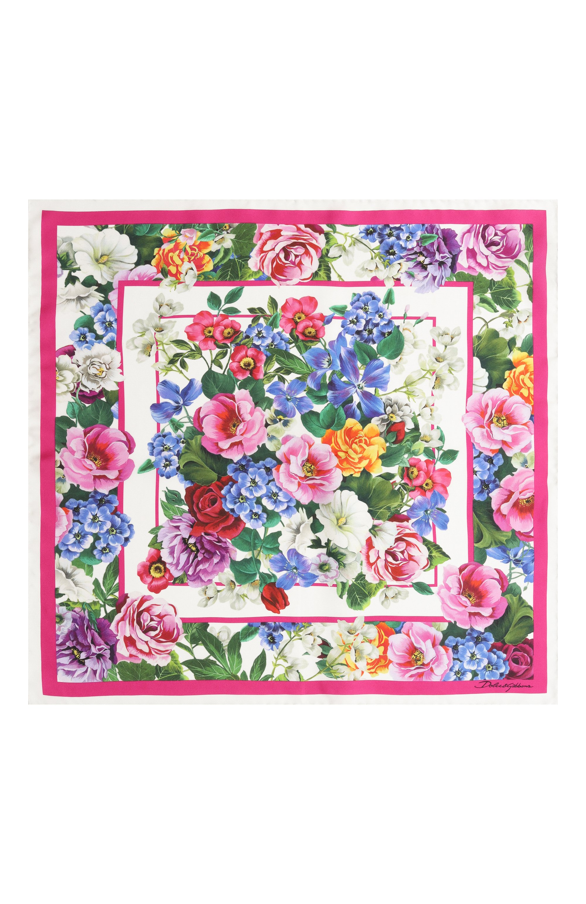 Шелковый платок DOLCE & GABBANA, арт. FN093R/GDCWC, фото 4